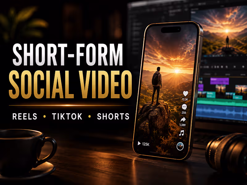 Cover image for Short-Form Social Media Video Editing | Reels, TikTok & Shorts