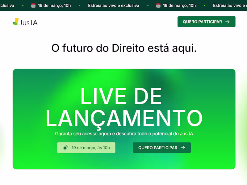Cover image for Jus IA: o futuro do direito está aqui