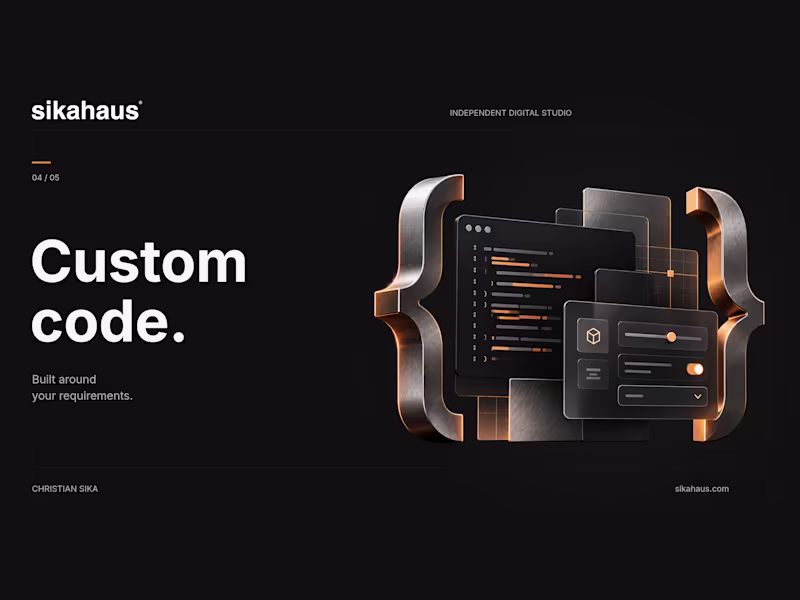 Cover image for Custom Code | Components, Integrations and Focused Features