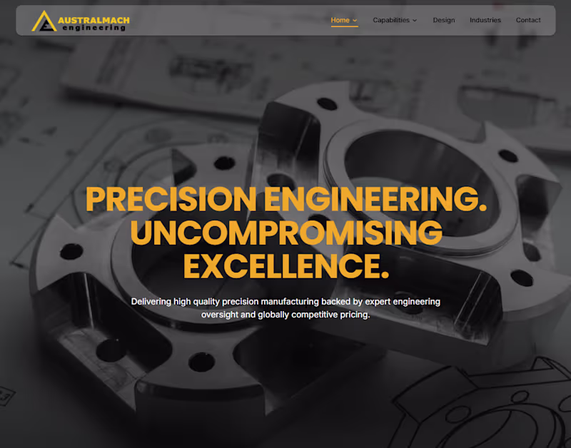 Cover image for AustralMach Engineering is a live