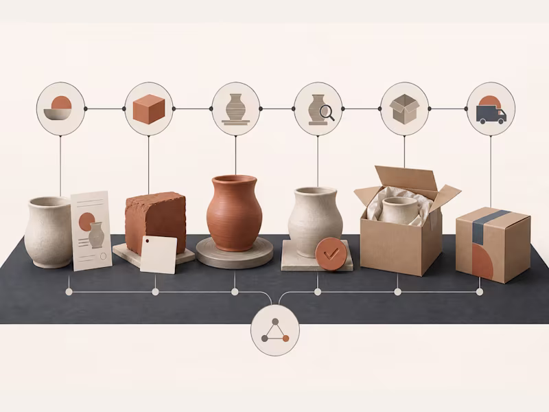 Cover image for Ceramics order-to-shipping AI preparation blueprint