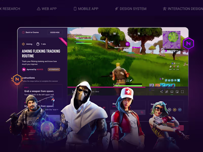 Cover image for SaaS & Mobile Product Design for Gaming Platform