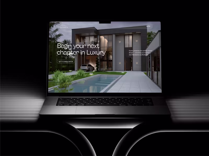 Cover image for Luxury Real Estate Website Design