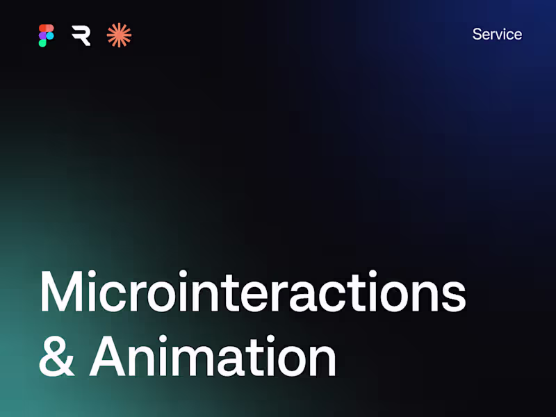 Cover image for Microinteractions & Animation