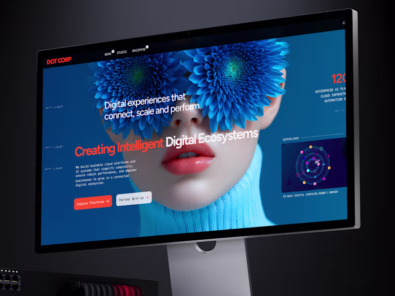 Cover image for DotCorp®💡Intelligent Digital Ecosystem Brand & Platform Design