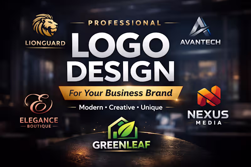 Cover image for creative logo design for your business or brand