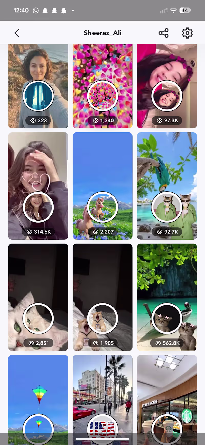 Cover image for Creator lens on Snapchat 