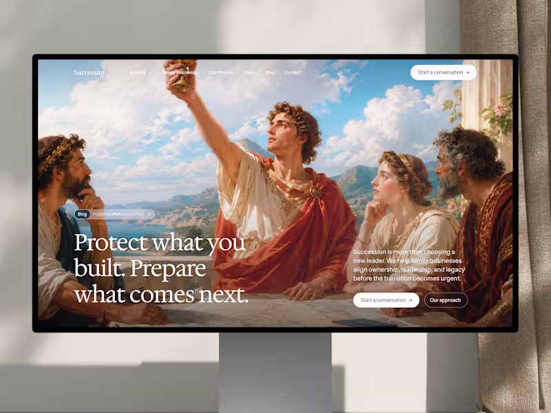 Cover image for https://sucession.framer.ai/ 

Succession Advisory — Framer
