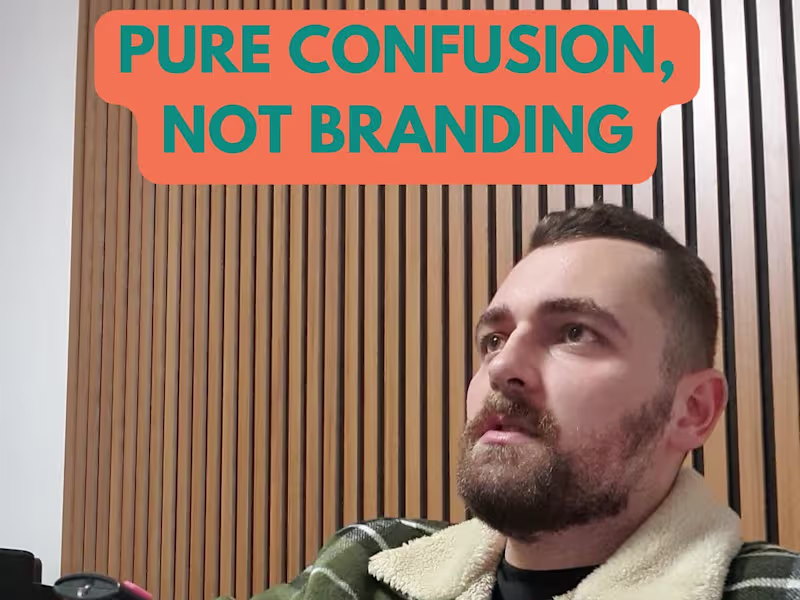 Cover image for "I'm building a brand, just trying new things!" Nope. You're...