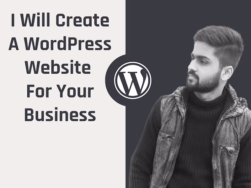 Cover image for I Will Create A WordPress Website For Your Business
