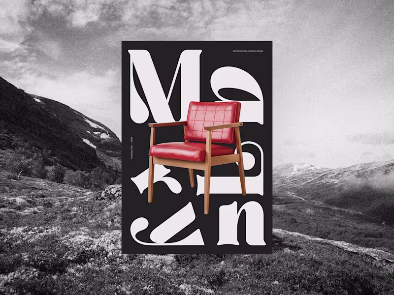 Cover image for Visual identity concept for Marlyn furniture. Series No. 31