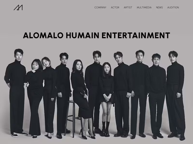 Cover image for AlomaloHumain: Entertainment Brand Site