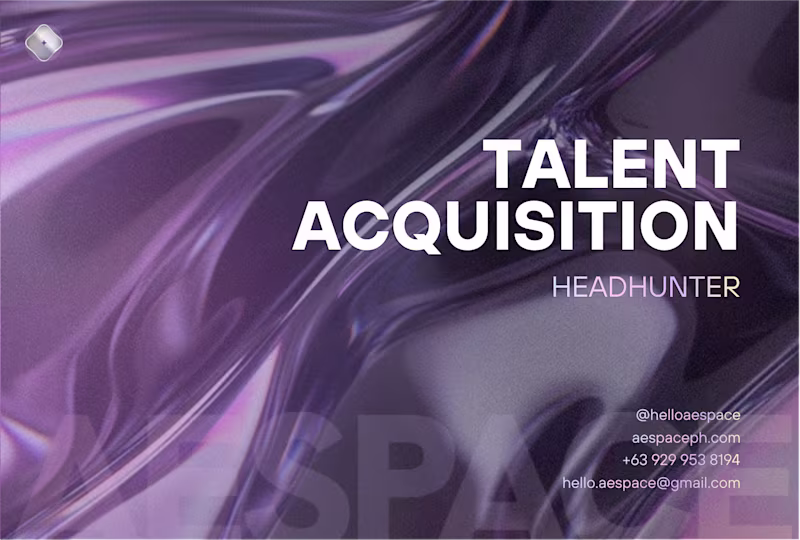 Cover image for Talent Acquisition | Recruiter | Headhunter
