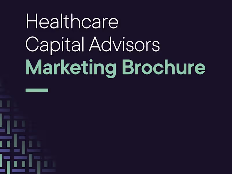 Cover image for Editorial Design | HCA Medical Brochure