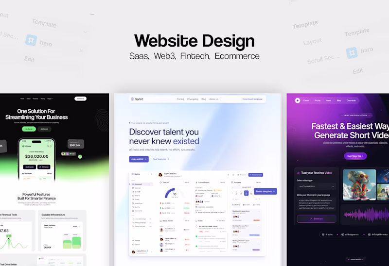 Cover image for Website Design