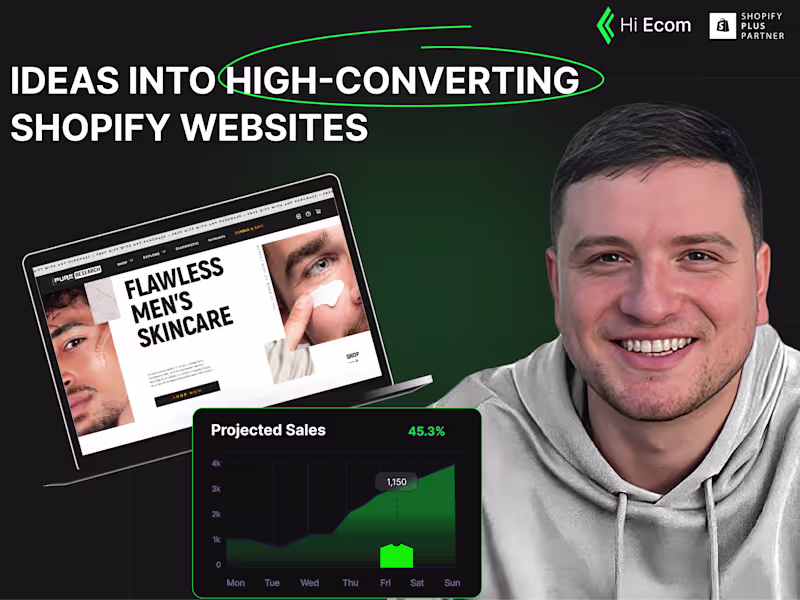 Cover image for High-converting Shopify website by Official Shopify Developer