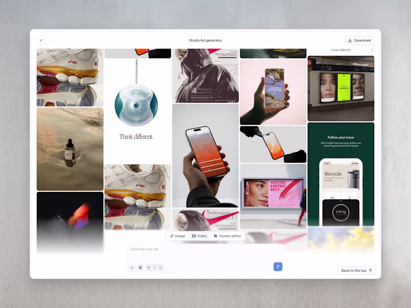 Cover image for Wall of ads generated by