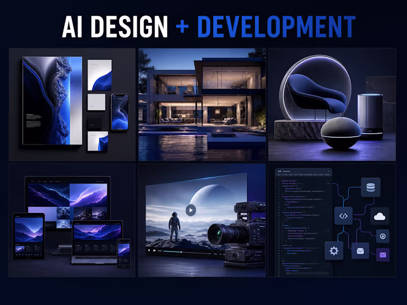 Cover image for AI Design + Development Capability Showcase | Concept Project