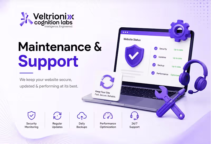 Cover image for Maintaince & Support.