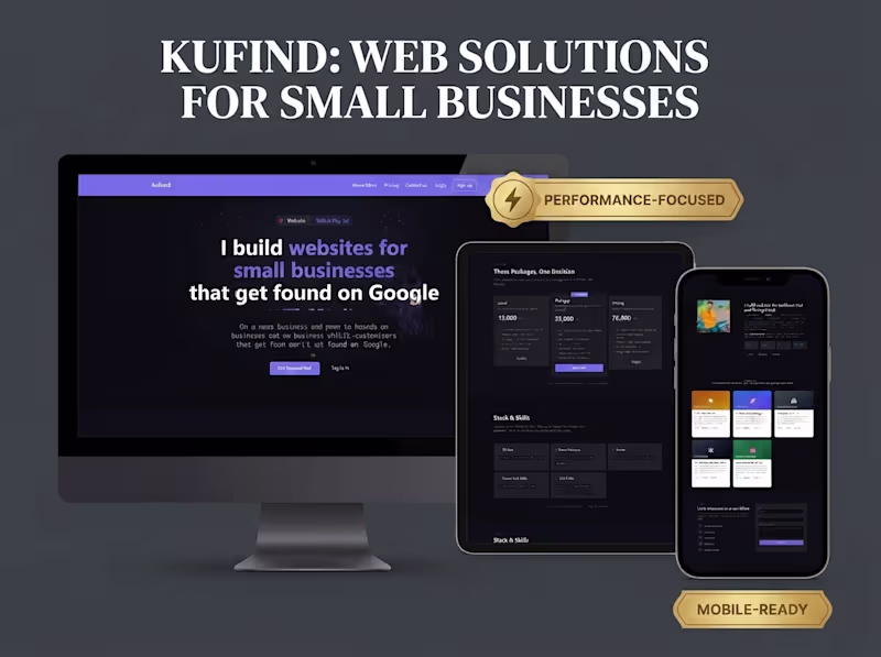 Cover image for I will build a modern portfolio website or personal brand site