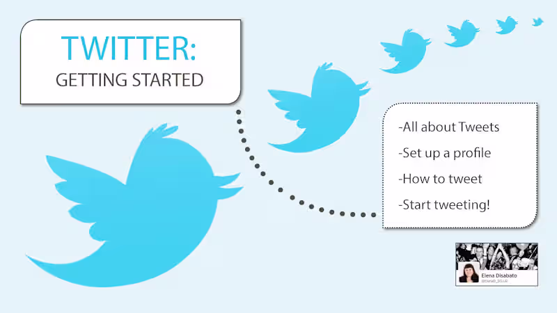 Cover image for Presentation - Twitter
