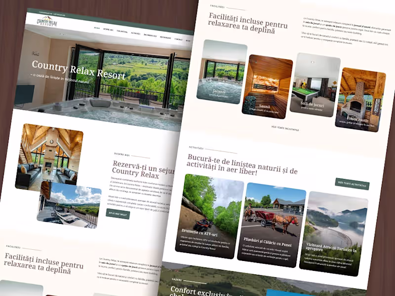 Cover image for Country Relax Resort - Website