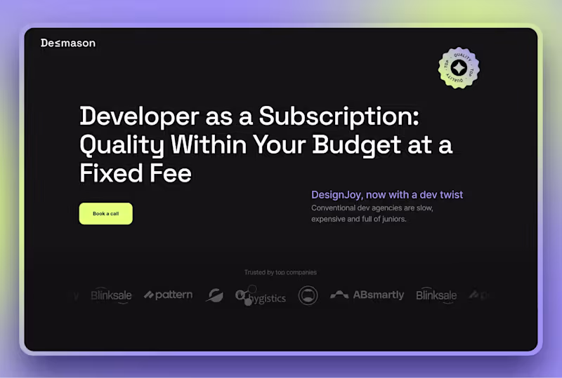 Cover image for Devmason - Personal website 