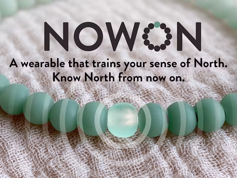 Cover image for Brand and concept for a tech wearable that trains your sense...
