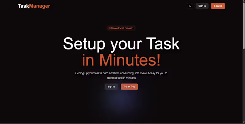 Cover image for Full-Stack Task & Event Management System