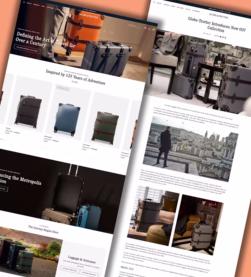 Cover image for Globe-Trotter Blog Migration to Shopify