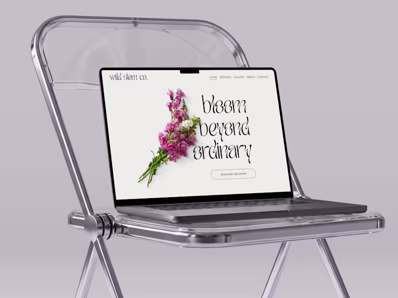 Cover image for Squarespace Website for a Flower Shop