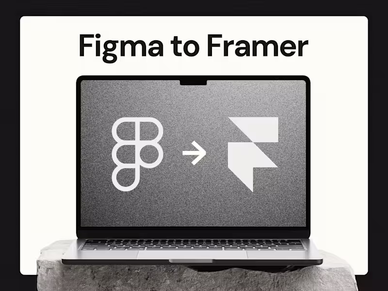 Cover image for Figma to Framer Website Build
