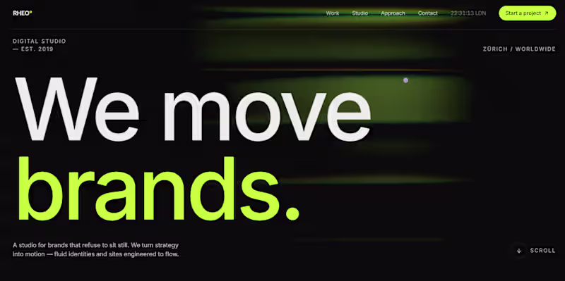 Cover image for Fluid-Shader Brand Site for Rheo