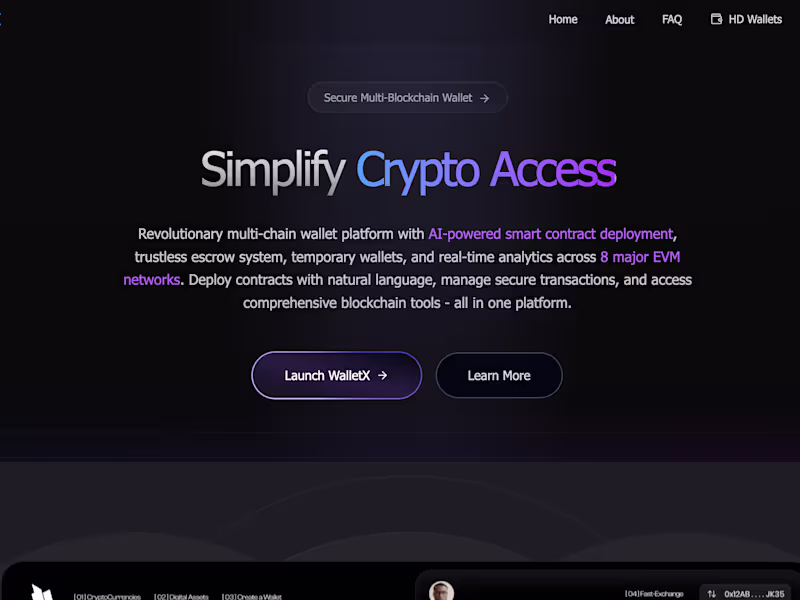 Cover image for WalletX is a revolutionary multi-chain