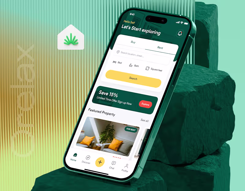 Cover image for Orelax UI UX | Mobile App | Orbix Studio