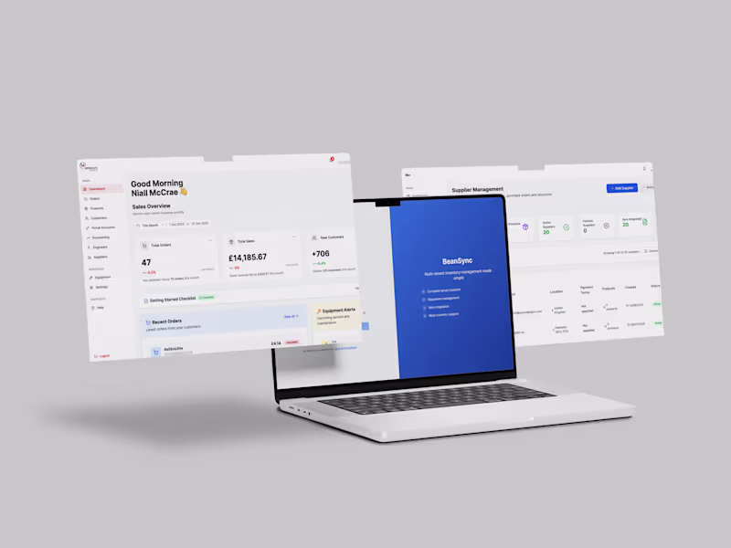 Cover image for BeanSync: Multi-Tenant SaaS (Built with Bolt.new)