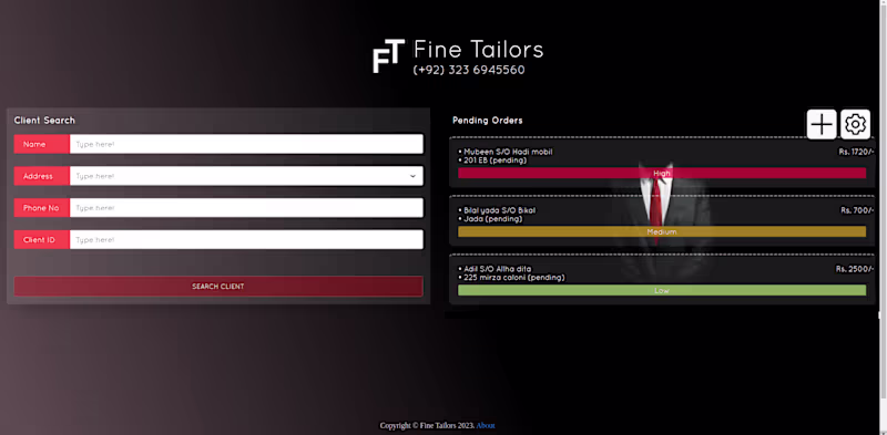 Cover image for Fine Tailors