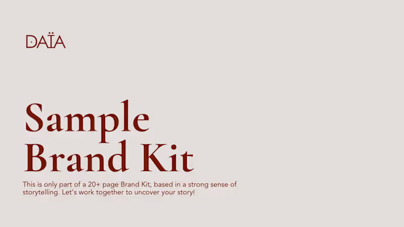 Cover image for Brand Identity + Kit