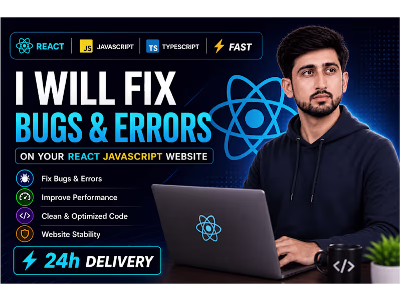 Cover image for Bug Fixing & Error Resolution - React, JS, TypeScript