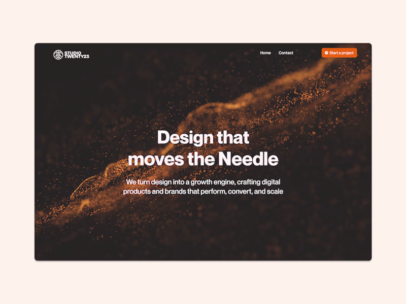 Cover image for Designing a Scalable Website & Design System for Studio Twenty23