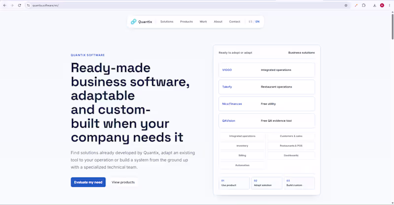 Cover image for Built and maintain Quantix Software,