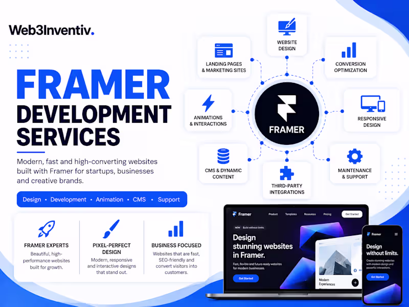 Cover image for Bespoke Framer Website Design and Development
