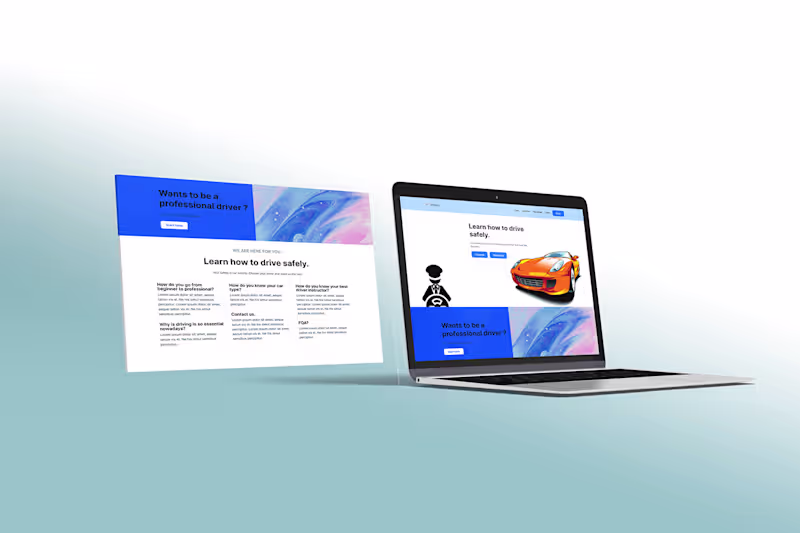 Cover image for " Landing Page " Mockup
