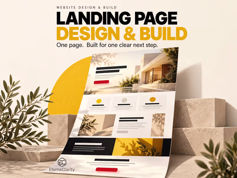 Cover image for Landing Page Design & Build