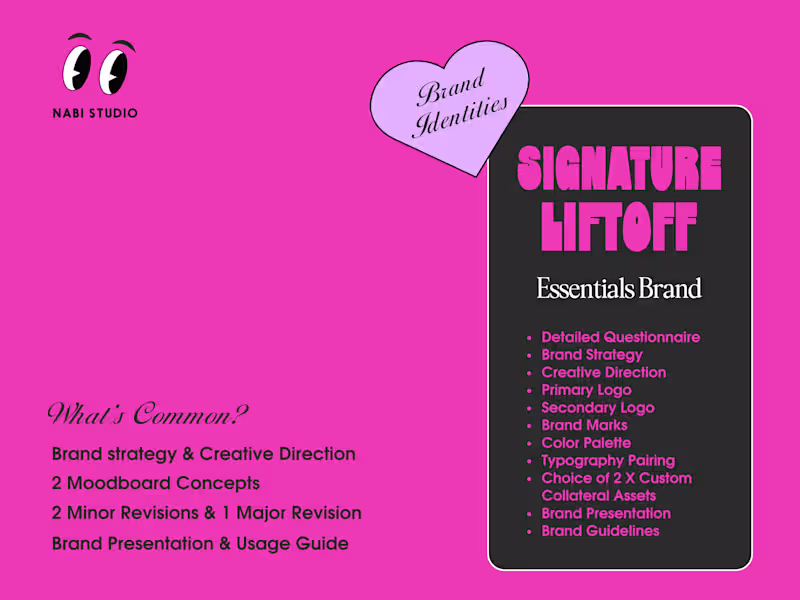 Cover image for Signature Liftoff ~ Essentials Branding Package 