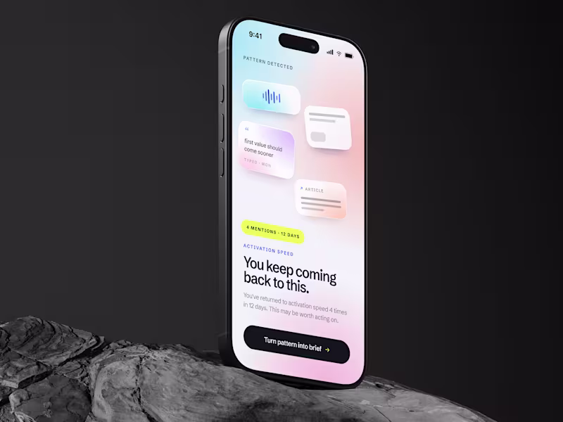 Cover image for AI Voice Notes Mobile App Design
