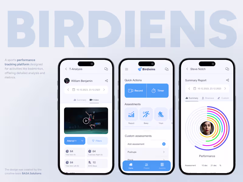 Cover image for Healthcare sport mobile app design