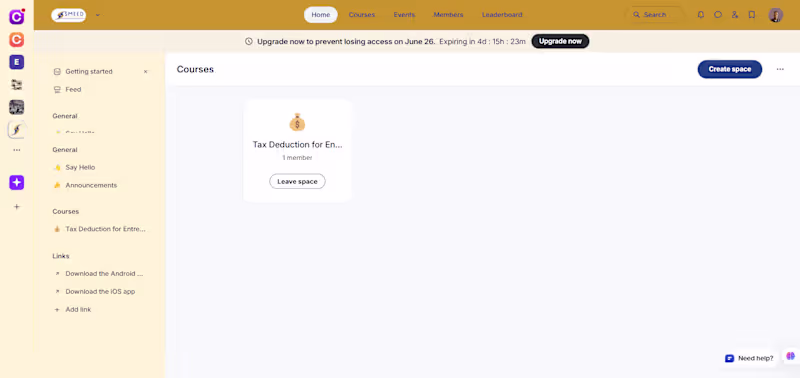 Cover image for Cicle.so (https://Cicle.so) Online Community setup