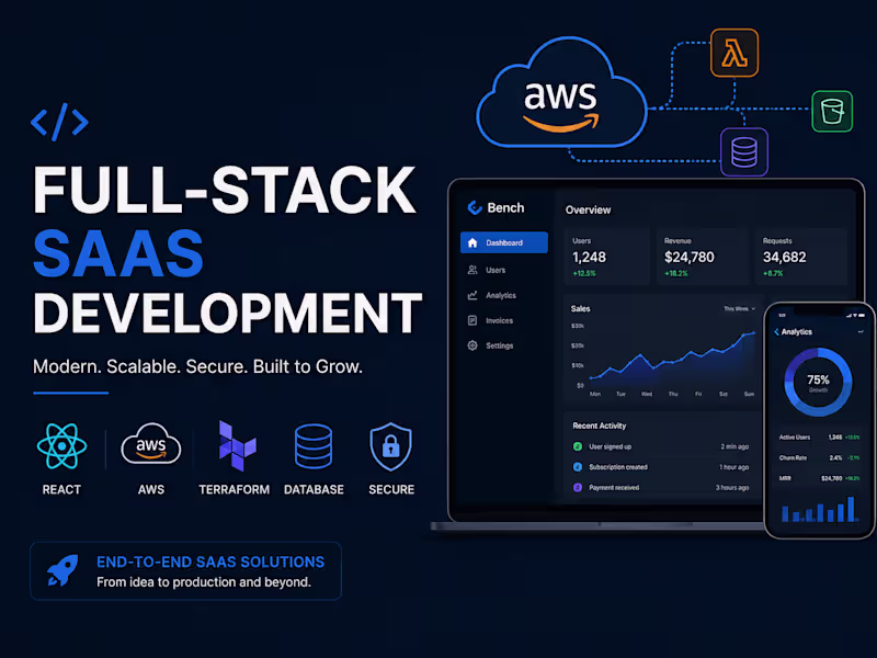 Cover image for Full-Stack SaaS Development