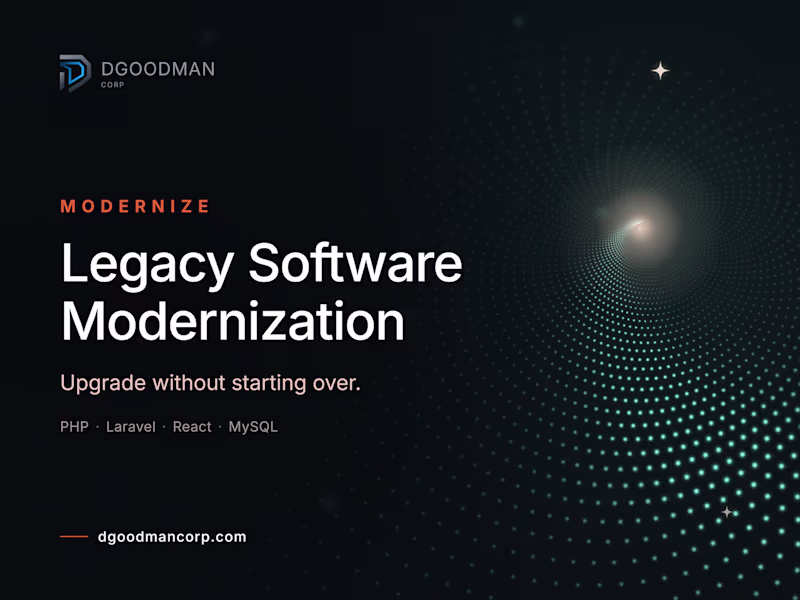 Cover image for Modernize a Legacy PHP/Laravel Application